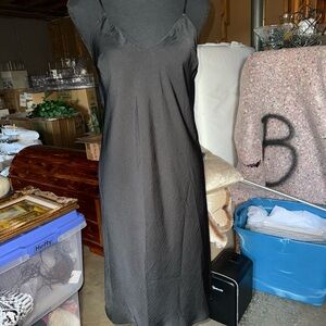 Black Midi Dress with Elegant Design